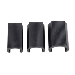 10Pcs 내구성 U 자형 의자 다리 패드 유용한 미끄럼 방지 튜브 캡 전면 틸트 댐퍼 스툴 파이프 클램프 글라이드 바닥 보호대