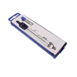 학생 수학 기하학 학교 사무용품 용품을위한 리드 리필이있는 전문 금속 드로잉 나침반 제도 도구