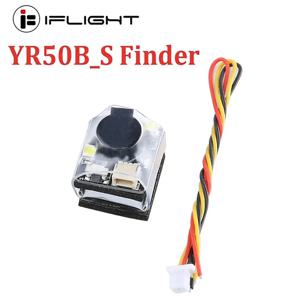 IFlight YR50B_S 파인더 버저 100dB BB 링 LED 조명 알람 FPV 쿼드콥터 및 RC 비행기용 100 데시벨 프로그래밍 가능 BF F7