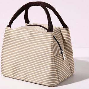 점심 가방 핸들 여성을위한 절연 쿨러 가방 어린이 도시락 상자 피크닉 여행 휴대용 식품 저장 아침 식사 열 음식 가방