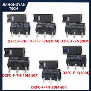 2PCS 5PCS 10PCS 원래 D2FC 마우스 마이크로 스위치 버튼 D2FC-F-7N 10M 20M D2FC-F-K 50M for omron
