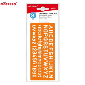 MOTARRO 1/12Pcs 다기능 중공 스트레이트 눈금자 번호 문자 패턴 북마크 편지지 드로잉 템플릿 측정 도구