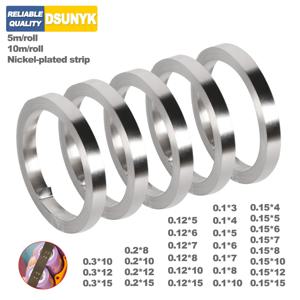 18650 리튬 이온 배터리 니켈 시트 플레이트 니켈 도금 강철 벨트 스트립 커넥터 스폿 용접기 배터리 용접기 10M/5M