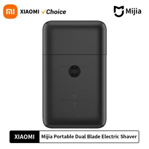 Xiaomi Mijia 전기 면도기 듀얼 커터 블레이드 왕복 고속 모터 자기 흡입 IPX7 방수 휴대용 면도기