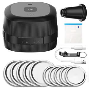 전기 메이슨 항아리 진공기, 식품 저장 또는 발효용 무선 진공 밀봉 기계, 캔 항아리용 60KPa