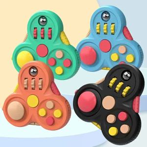 회전 매직 콩 성인 Antistress Fidget 장난감 자폐증 ADHD 스트레스 릴리프 손가락 끝 장난감 Fidget Pad