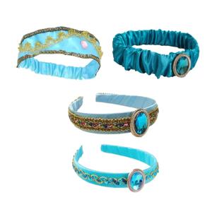 여자 재스민 머리띠 대형 크리스탈 모자를 쓰고 있죠 공주 아라비안 헤어 밴드 아라비안 공주 헤어 밴드 헤드 피스 도매