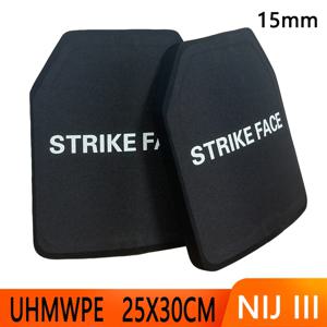 NIJ 클래스 III 순수 PE 방탄 플레이트 25X30CM 클래스 3 방탄 플레이트 전술 삽입 플레이트 배낭 데크 바디 아머