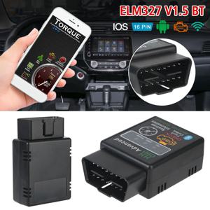 IOS/안드로이드 블루투스 V1.5 감지기 용 ELM327 OBD2 인터페이스 어댑터 자동차 액세서리 코드 리더 자동차 진단 스캐너