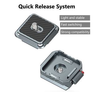 2025 Universal Arca 퀵 릴리스 시스템 플레이트 클램프 DSLR 카메라 짐벌 삼각대 Zhiyun Stabilizer 용 1/4 