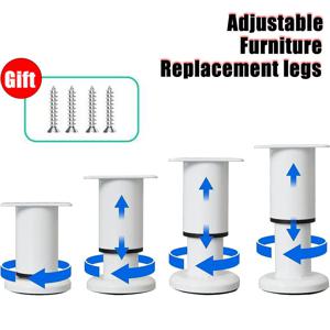 조정 가능한 스테인레스 스틸 가구 다리 캐비닛 책상 테이블 의자 소파 침대에 대 한 나사와 두꺼운 금속 교체 다리