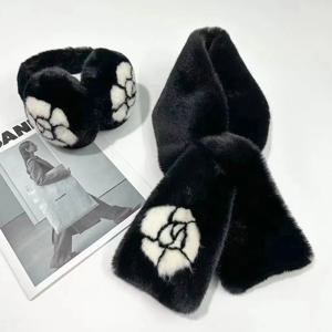 패션 동백 귀마개 두꺼운 칼라 목도리 목 따뜻한 귀 덮개 따뜻한 부드러운 따뜻한 귀마개 여성을 유지