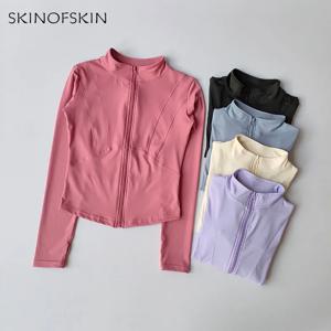 새로운 요가 코트 여성 전문 속도 건조 스포츠 러닝 및 사이클링 코트 티셔츠 의류 긴 소매 피트니스 탑 슈트