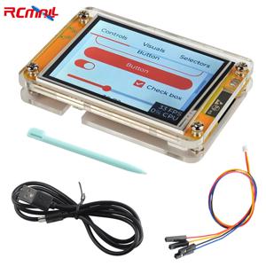 2.8인치 ESP32 모듈 TFT LCD 디스플레이(아크릴 케이스 포함) 듀얼 코어 ESP32-2432S028R WIFI+BT 240X320 ILI9341 저항막 터치스크린