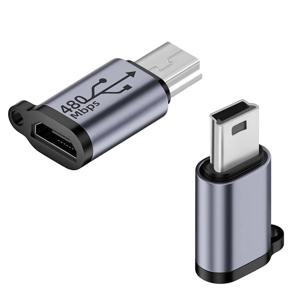USB 어댑터, 마이크로 USB 암-미니 USB 수 어댑터, 미니 USB 플러그-마이크로 USB 충전 데이터 커넥터 (드라이빙 레코더용)