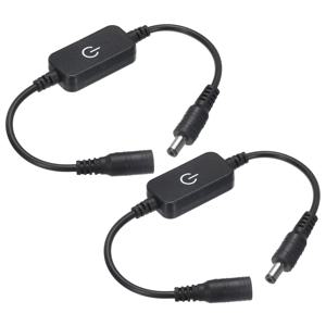 LED 스트립 스위치 터치 센서 컨트롤러 30cm DC 여성 남성 LED 스위치 커넥터 5.5*2.1MM 12V 24V 5050 3528 LED 테이프 빛