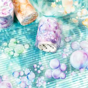 미스터페이퍼, 200cm/롤, 컬러버블테이프스티커, 장식스냅북, 사진액자, 휴대폰케이스, 노트, 물병