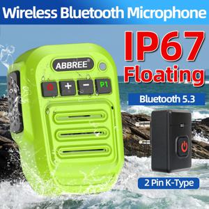 ABBREE 워키토키 블루투스 무선 스피커 마이크, Baofeng UV-5R UV-5RH UV-21 PRO V2 Quansheng UV-K5 (8) UV-K6 햄 라디오