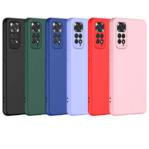 Xiaomi Redmi Note 11 Pro 12 Pro 4G 5G 11s Note11 S 11pro 2022 글로벌 충격 방지 커버 케이스 용 액체 실리콘 케이스