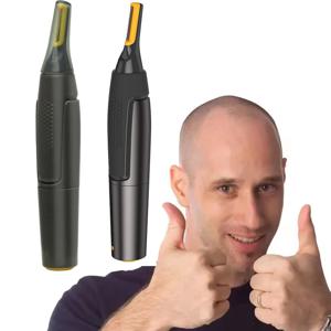 울트라 얇은 정밀 트리머 전기 코 헤어 트리머 미니 휴대용 귀 트리머 코 헤어 면도기 방수 안전 클린