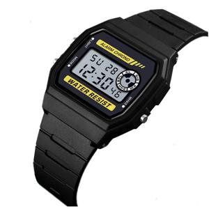 최고 브랜드 패션 스포츠 전자 시계 손목 시계 간단한 디지털 여자 시계 여성을위한 방수 PU 스트랩 알람 시계 선물