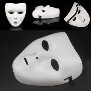 할로윈 JabbaWockeeZ 댄스 마스크 힙합 스트리트 댄스 화이트 공연 마스크 남성 여성 댄스 액세서리