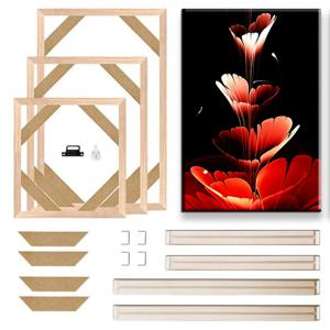 캔버스 프레임 나무 프레임 60x90 80x120 70x140 나무 사진 유화 캔버스 다이아몬드 그림 프레임 캔버스 나무 벽 프레임