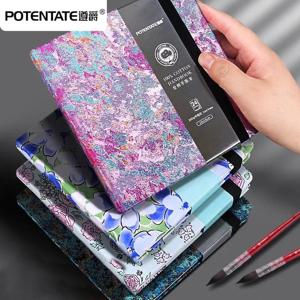 POTENTATE 100% 코튼 수채화 책 사각형 스케치북 300g 아트 드로잉 스케치 패드 potentate бумага акварели