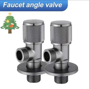 4 포인트 수도꼭지 입구 밸브 G1/2 황동 삼각형 밸브 히터 워터 스톱 밸브 욕실 화장실 세탁기 범용 스위치