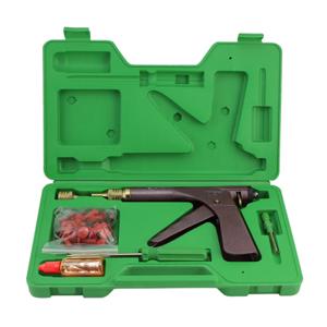 튜브리스 자동차 휠 진공 타이어 수리 도구 키트 진공 타이어 수리 건 키트 버섯 플러그 포함 자동차 타이어 블록 공기 누출 키트