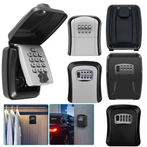 벽걸이 키 보관함, 비밀 코드, 휴대용 콤비네이션 키홀더 박스, 내후성, 안전한 예비 키 보관함, 홈 오피스용