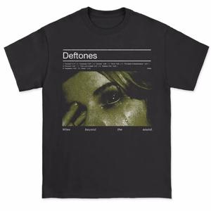 2025 Deftones 남성 여성 코튼 가수 밴드 티셔츠, 힙합 록 티, 패션 반팔 티셔츠, 오버사이즈 상의, 여름
