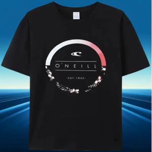 2025 남성용 라운드 가랜드 로고 코튼 티셔츠, 최고 품질 티, 커블 오닐 100%, 해변, 여름 핫 세일, 신제품