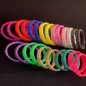 라틴 댄스 아카데미 독점 경쟁 팔찌 국가 표준 성능 여러 색상 손목에 착용하는 성인 팔찌