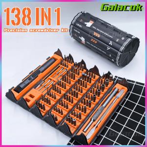 갈라코크 138 in 1 정밀 드라이버 세트 (120개 마그네틱 비트 포함) 아이폰, 시계, 카메라, PC용 다기능 미니 수리 도구