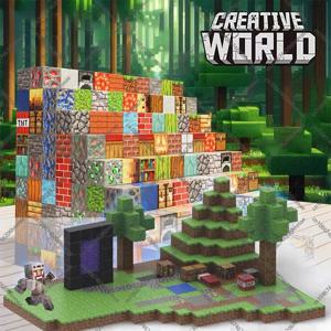 자기 빌딩 블록 광산 세계 몬테소리 교육 줄기 자기 큐브를위한 감각 장난감 어린이 소년 소녀 연령 3 + DIY 장난감 선물