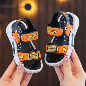 어린이 여름 소년 귀여운 만화 소녀 샌들 아기 어린이 신발 소녀 해변 신발 스포츠 부드러운 미끄럼 방지 캐주얼 유아 샌들