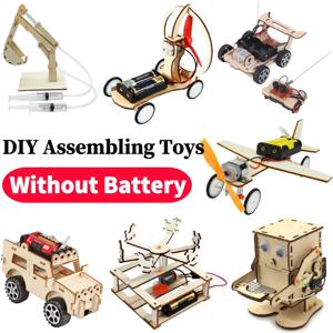 어린이를위한 줄기 키트 DIY 물리적 과학 실험 회로 키트 ABS 전자 부품 어린이 교육 수동 장난감