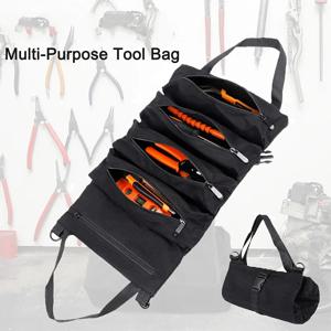 새로운 도구 가방 스크롤 도구 보관 가방 작업자 엔지니어에 적합 유지 보수 도구 캠핑 분리형 다기능 가방 레드