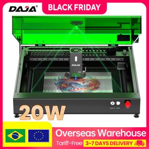 DAJA A8 레이저 커터 조각사 목재 금속 아크릴 텀블러 가죽을 위한 고정밀 비즈니스 효율적인 레이저 조각 기계