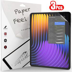 Xiaomi Pad 7 Pro 11.2 Xiaomi Pad 6 6s Pro 12.4 필름 유리 없음 용 화면 보호기와 같은 3Pcs 종이 느낌