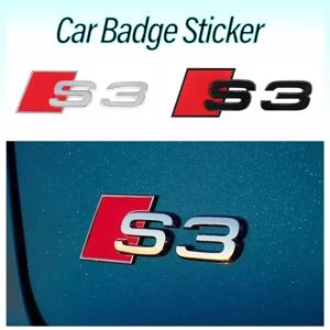 아우디 S3 S4 S5 S6 S7 S8 자동차 뒷 트렁크 엠블럼 로고 배지 스티커 문자 번호 엠블럼 스포츠 S-Klasse Umbau