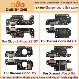 Xiaomi Poco X2 X3 X4 X5 X6 Pro GT 5G 충전기 포트 커넥터 플렉스 케이블 수리 부품 (1PC) 용 USB 충전 도크 보드