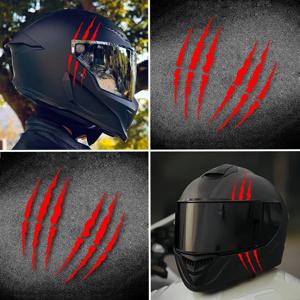 개인화 된 괴물 유령 발톱 오토바이 스티커 방수 오토바이 프론트 페어링 레이싱 헬멧 장식 비닐 데칼