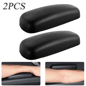 차량용 팔걸이 패드, 부드러운 가죽, 무릎 쿠션, 범용 문짝 팔걸이 패드, 편안한 팔꿈치 패드, 2 개