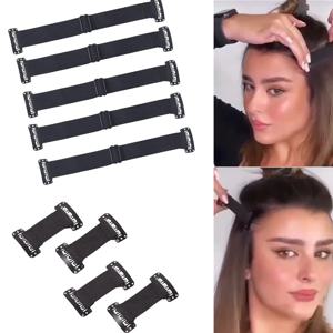 휴대용 페이스 리프트 밴드 조정 가능한 보이지 않는 눈썹과 눈 리프트 재사용 가능한 여성 탄성 스트레칭 스트랩 머리핀 헤어 홀더