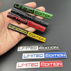 자동차 액세서리 3D 알루미늄 한정판 엠블럼 배지 자동차 스티커 데칼 For Audi Honda Opel Toyota Mercedes Mazda Motorcycle