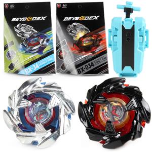 메탈 배틀 자이로 베이 X BX-34 스타터 코발트드라군 왼쪽 스피닝 탑(스트링 런처 포함)