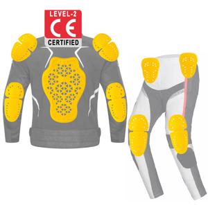 CE 레벨 2 인증 오토바이 뒤/팔꿈치/어깨 보호 패드 오토바이 자켓용 범용 삽입 보호 가드