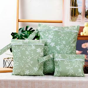 3 개/대 아기 천 기저귀 젖은 건조 가방 방수 재사용 가능한 보육 더러운 아기 항목 가방 수영복 또는 젖은 옷